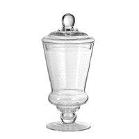 BARATT. VETRO C/TAPPO d13 h.26 cm 