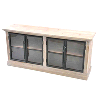 ARMADIO VETRINA NATURALE128x35 h59,5 