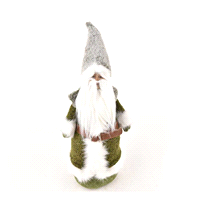 BABBO NATALE TESSUTO GRIG/VERDE h.56 