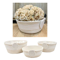 CESTI DI CORDA @36/30/25 h10/15 x3pz 