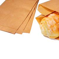 Il tradizionale sacchetto utilizzato per l’asporto di alimenti è realizzato con carta sealing millerighe e soffietto laterale.  40GR 