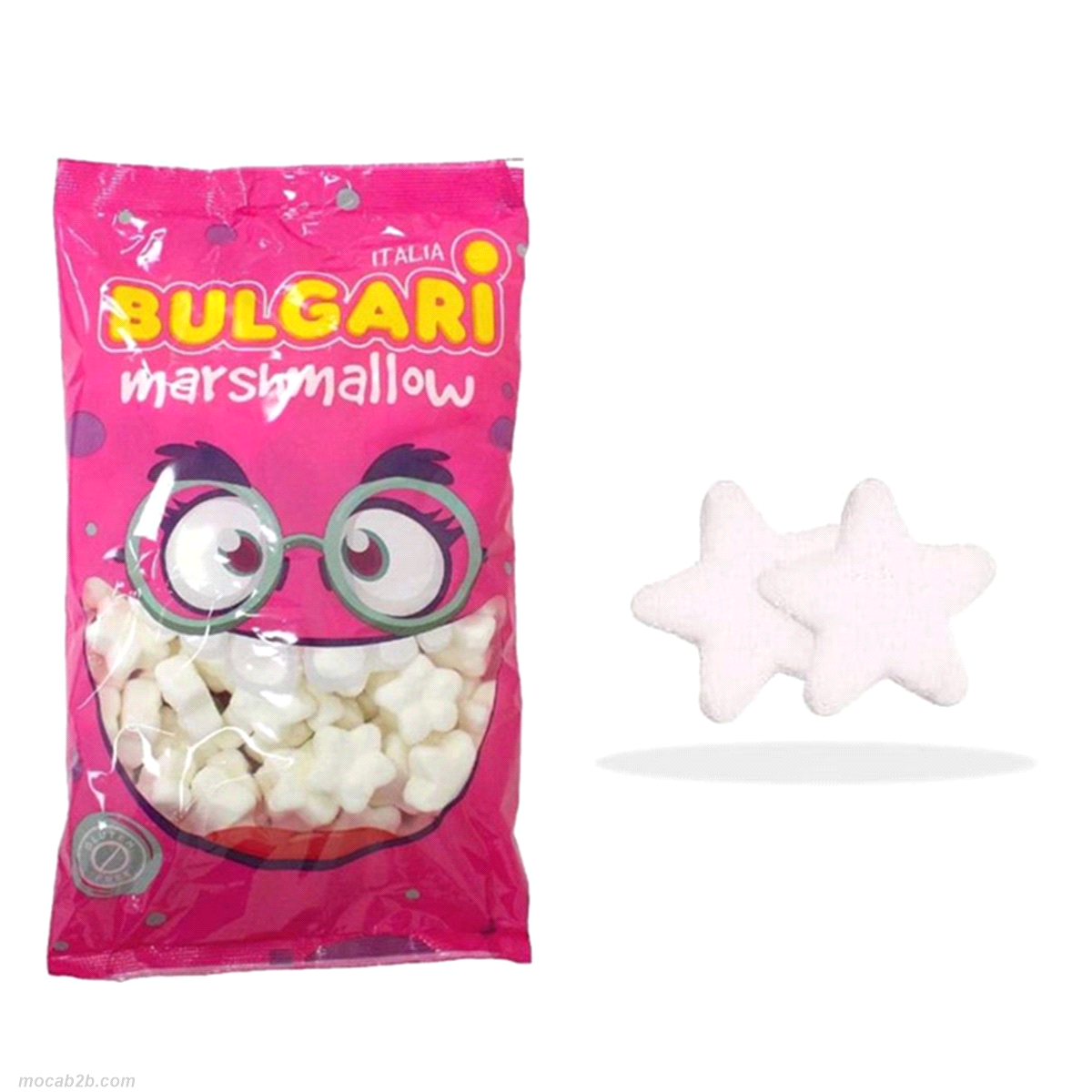 Marshmallow colorati e in diverse forme. Gluten free. 