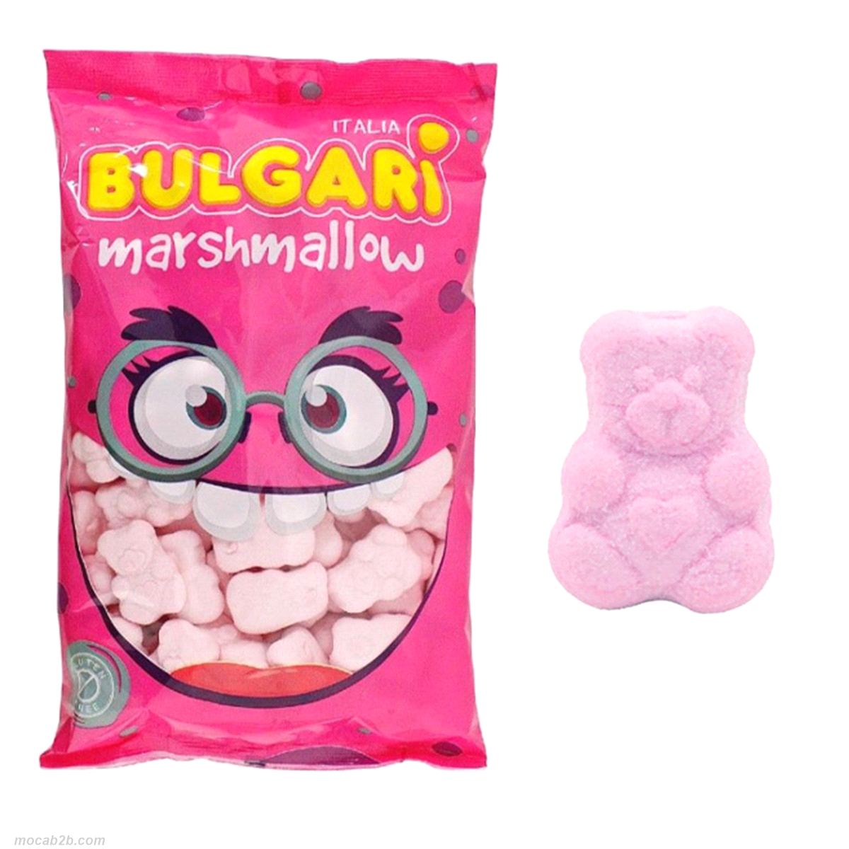 Marshmallow colorati e in diverse forme. Gluten free. 