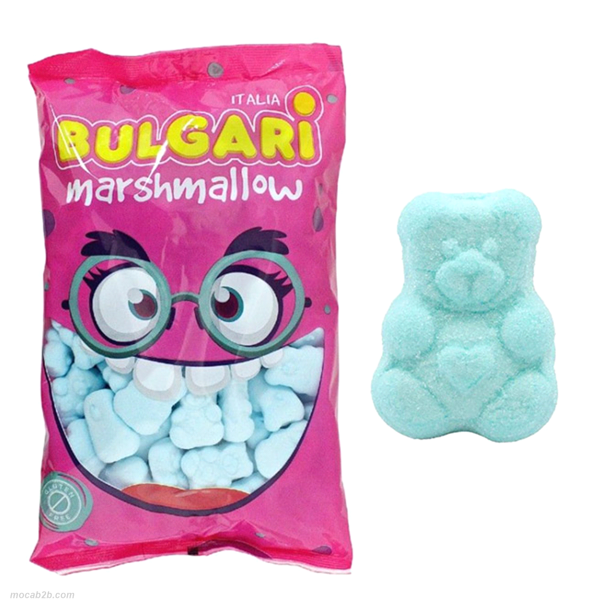 Marshmallow colorati e in diverse forme. Gluten free. 