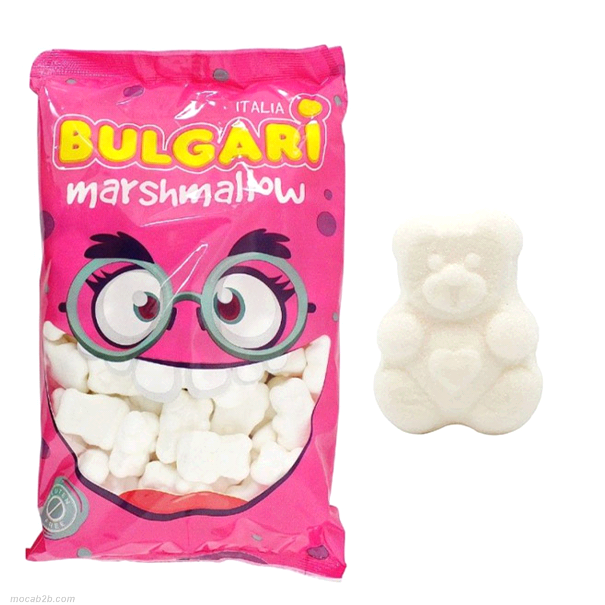 Marshmallow colorati e in diverse forme. Gluten free. 