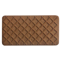 Lu. 86 mm x La. 46 mm x Sp. 5,5 mm – Peso 11,5 g 
Pezzi per confezione: 450/470 - 5,3 kg
 