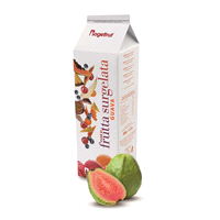 La guava o goiaba è un frutto tropicale dal colore rosa tenue, noto per le sue proprietà nutritive. Il suo sapore è tipicamente tropicale con note dolci simili al mango. Perfetta in gelateria, per la produzione di sorbetti, gelate, granite e frullati, in sostituzione della frutta fresca intera. 