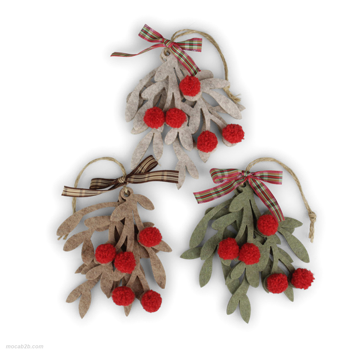 RAMETTO VISCHIO CON FIOCCO ASSORTITO DA APPENDERE 11x10cm 
