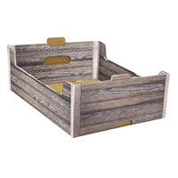 Cassetta vintage wood stesa media. Misure:35,5x24x12,5. 
