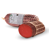 Fesa di puro manzo stagionata. Senza glutine. Tagliata a metà e confezionata sottovuoto.
Formato: 1,6 kg-  ct da: 4 pz -  unità di vendita: 1 pz. 