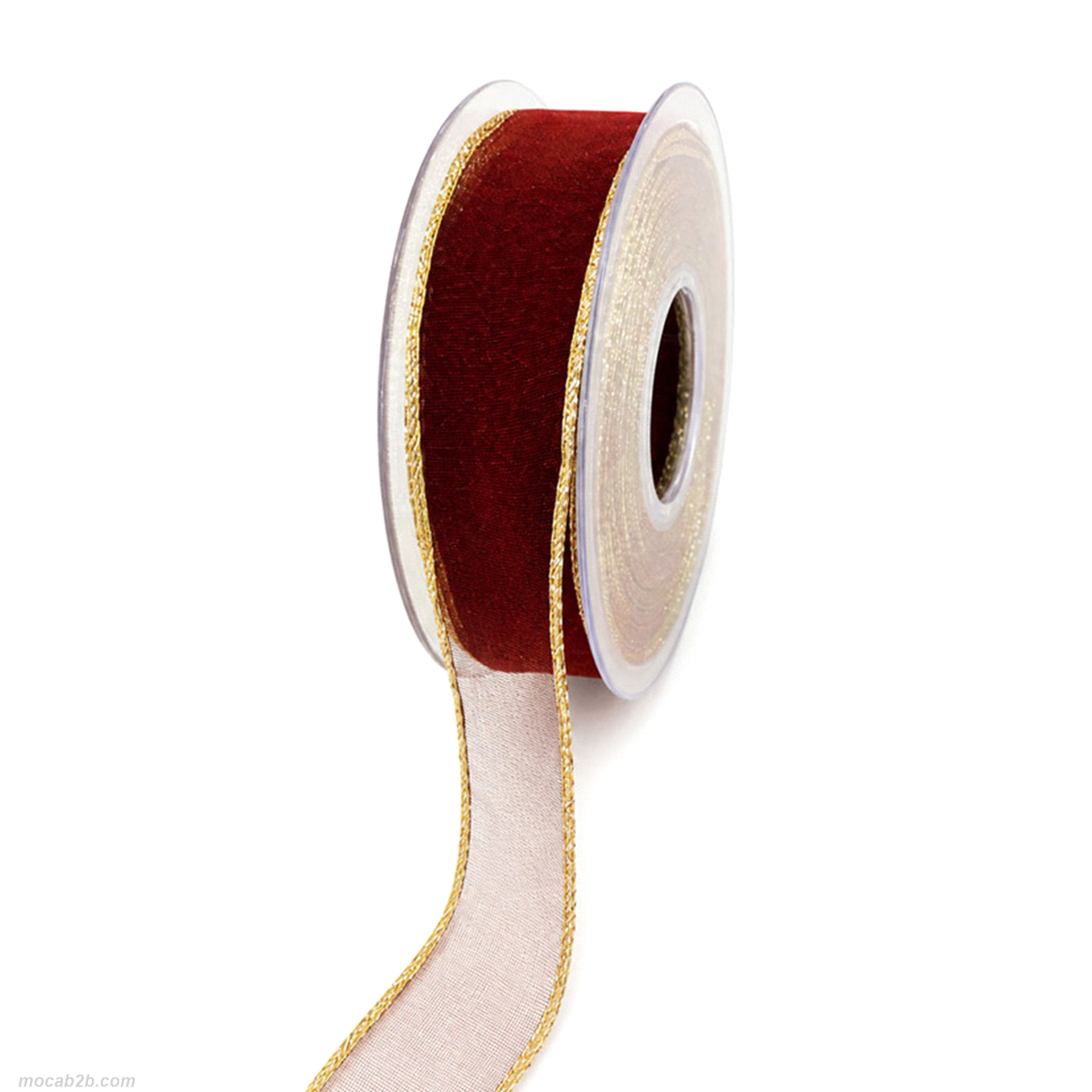 CHIFFON BORDEAUX BORDO ORO mm25x20mt 