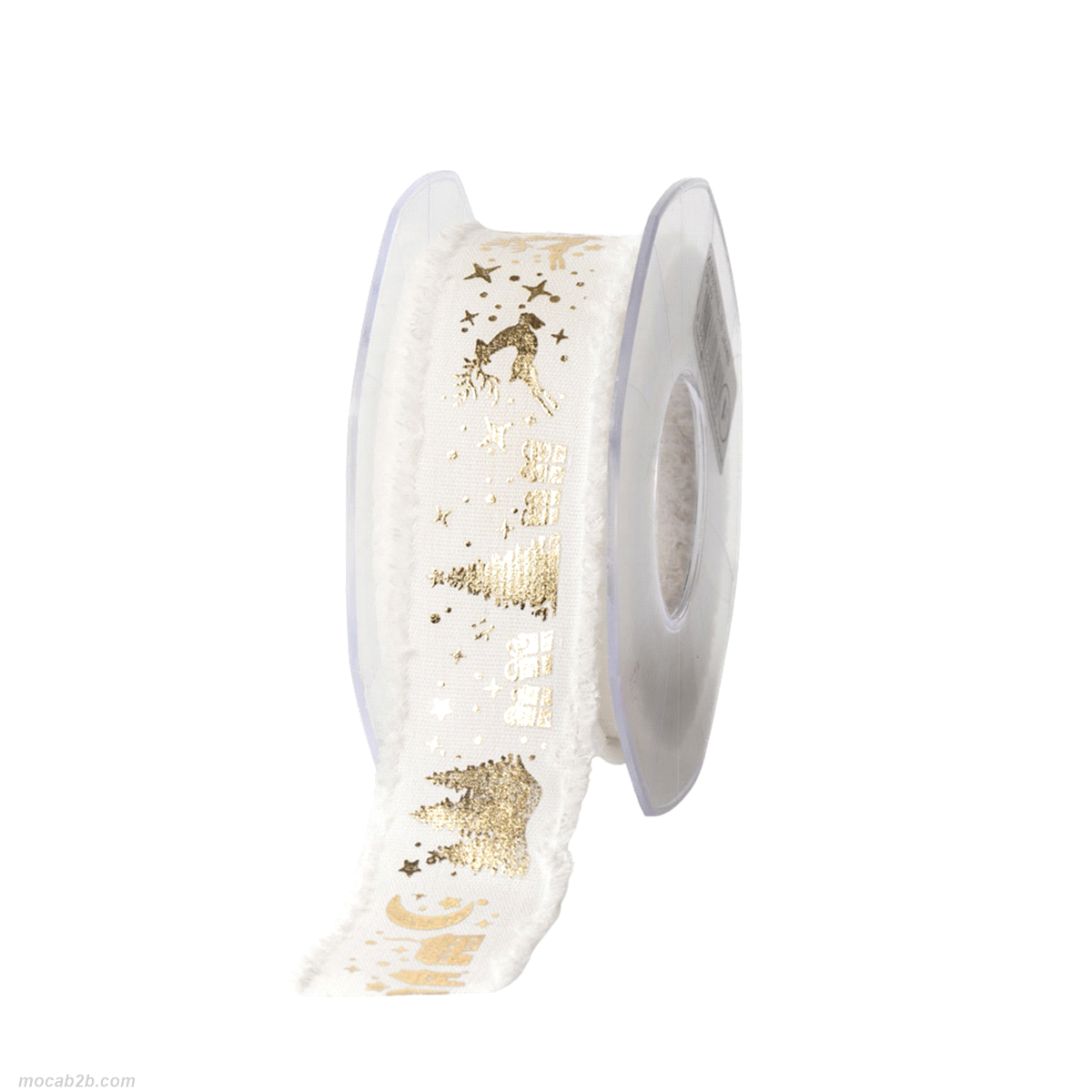 SFRANGIATO BIANCO/ORO mm35x10mt 