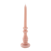 CANDELA CANDELABRO ROSA 6,9 h.28,5 