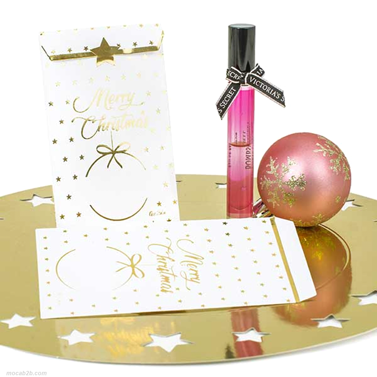 SACCHETTI XMAS GOLD cm8x14 x10pz 