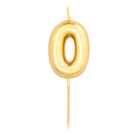 CANDELINA METAL N. 0 ORO h8(12) 