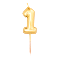 CANDELINA METAL N. 1 ORO h8(12) 