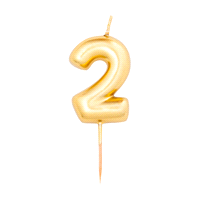 CANDELINA METAL N. 2  ORO h8(12) 