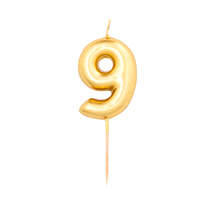CANDELINA METAL N. 9 ORO h8(12) 