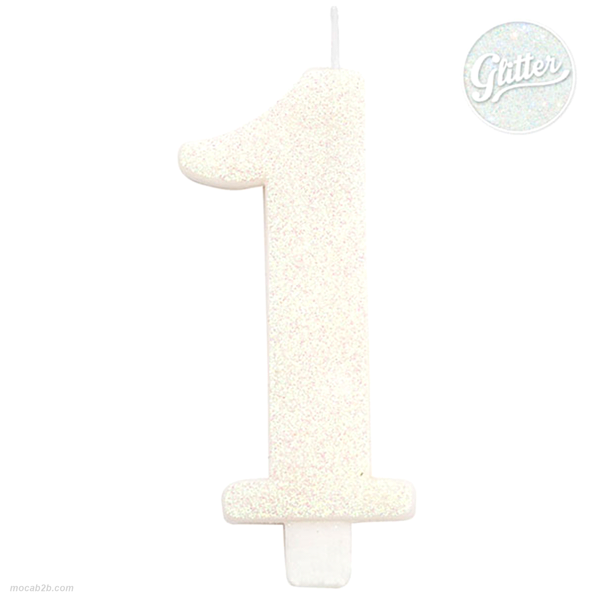 CANDELA BIANCA GLITTER NR. 1 