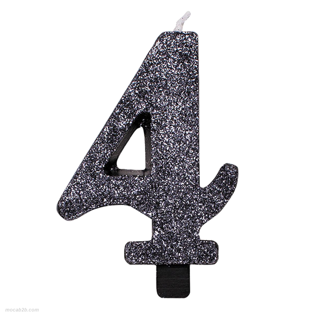 CANDELA NERA GLITTER NR. 4 