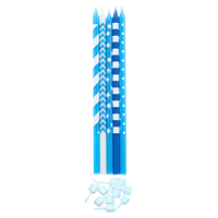 CANDELE STELO STAMPA TURCH.h15,5(24) 