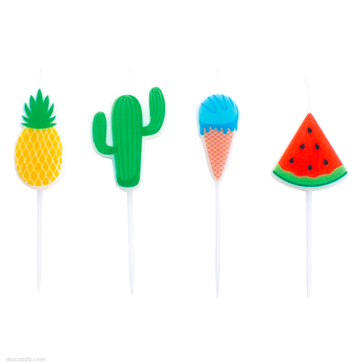 CANDELINE SUMMER SU STECCO 8cm x4pz 