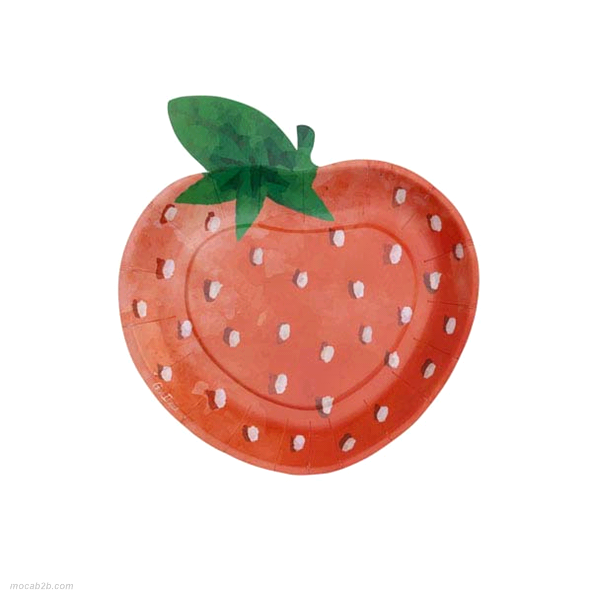 Piatti carta sagomati la fraise x 8 pezzi. Misure: 18x19cm. 