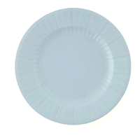 Piatti tondi blu fiordaliso x 8 pezzi, diametro 27 cm. 