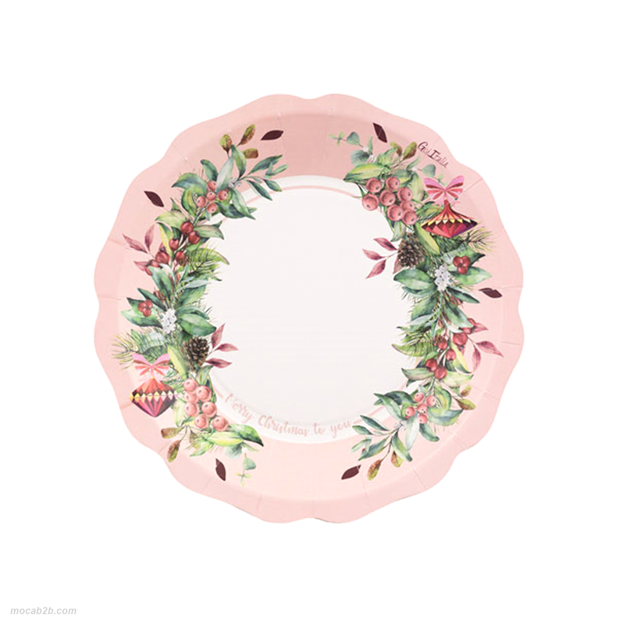 Piatti carta new liberty cherry christmas @21 confezione da 8 pezzi. 