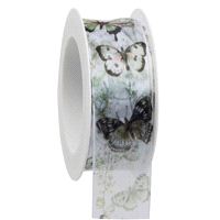Nastro mariposas verde chiaro mm40 x18mt. 