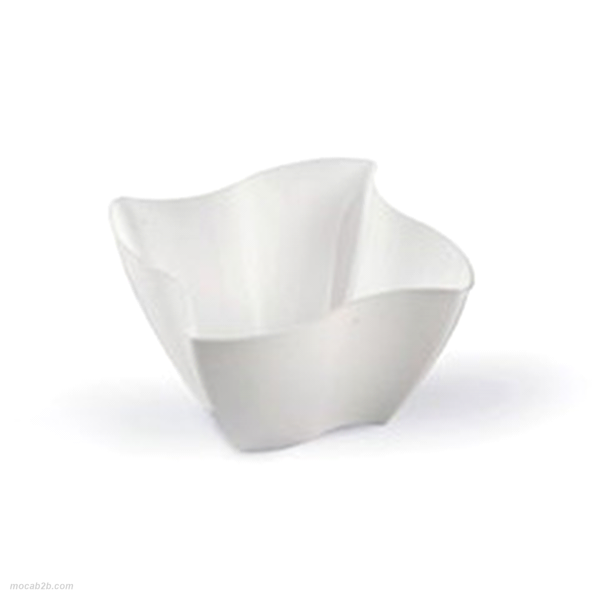 coppette per finger bianca in plastica rigida 