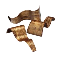 Cioccolato fondente. Lunghezza: 65 mm +/- 3 mm
, Peso di una singola decorazione: 2,38 g (circa)
. 