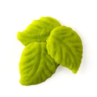 Foglioline in marzapane - verdi
.Lunghezza: 33 mm . 