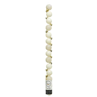 Palline infrangibili lucide, glitterate e mix opaco. 