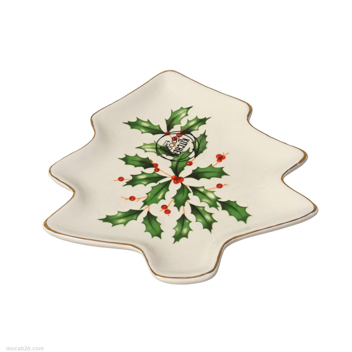 PIATTO ALBERO VISCHIO CERAMICA15x13 