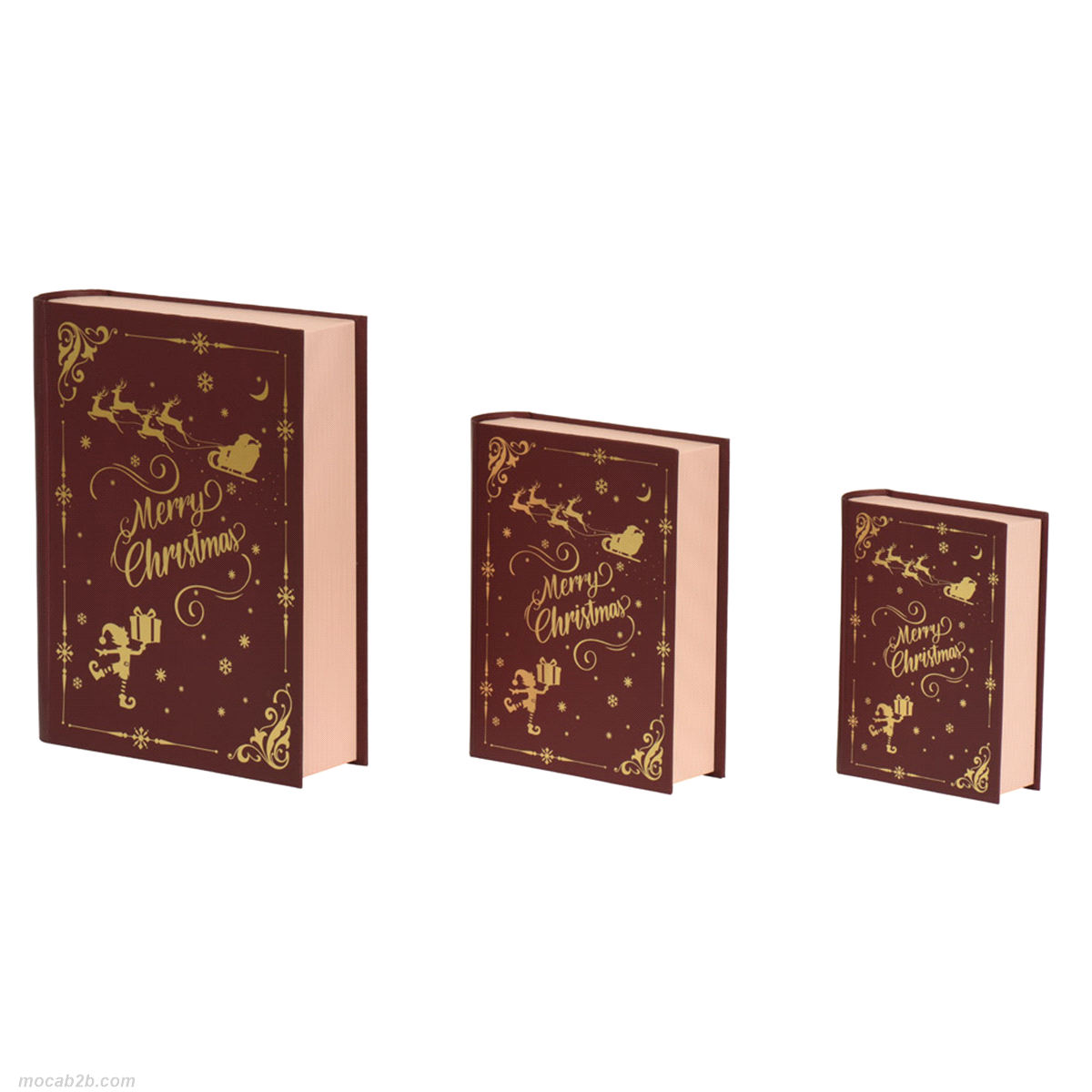 SET 3 SCATOLE REGALO LIBRO 21x6xh.28 
