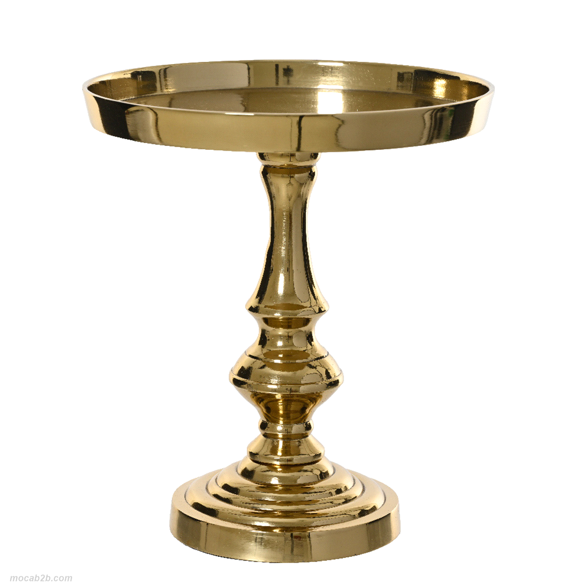 TAVOLINO ORO ALLUMINIO 24x24 h.25cm 