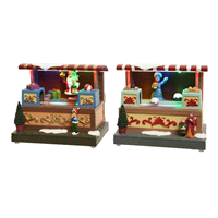 VILLAGGIO XMAS LED COLOR10x16x15x1pz 