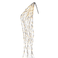 DECORAZIONE CASCATA ARGENTO LED x1mt 