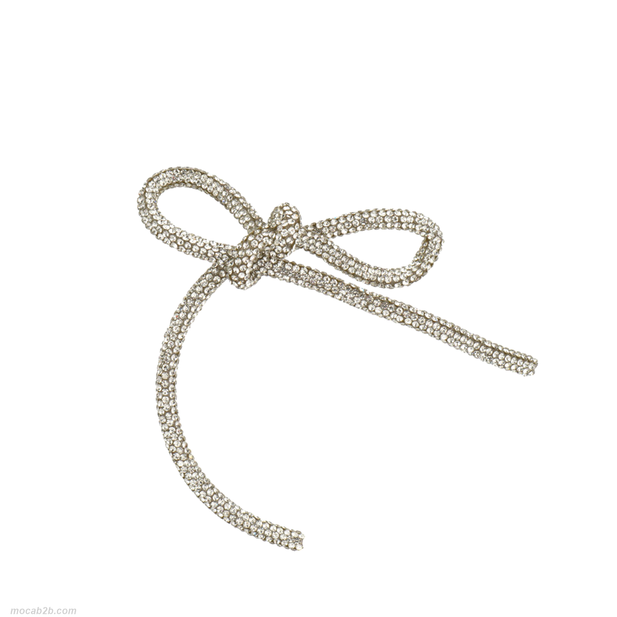 FIOCCO DI PERLE ARGENTO 11x9,5cm 