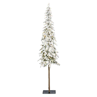 Abete alpino innevato con micro led bianco caldo da interno. Misure: diametro 41 h. 180cm. 
