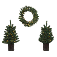 ALBERI/GHIRLANDA LED h90/@50 x3pz 