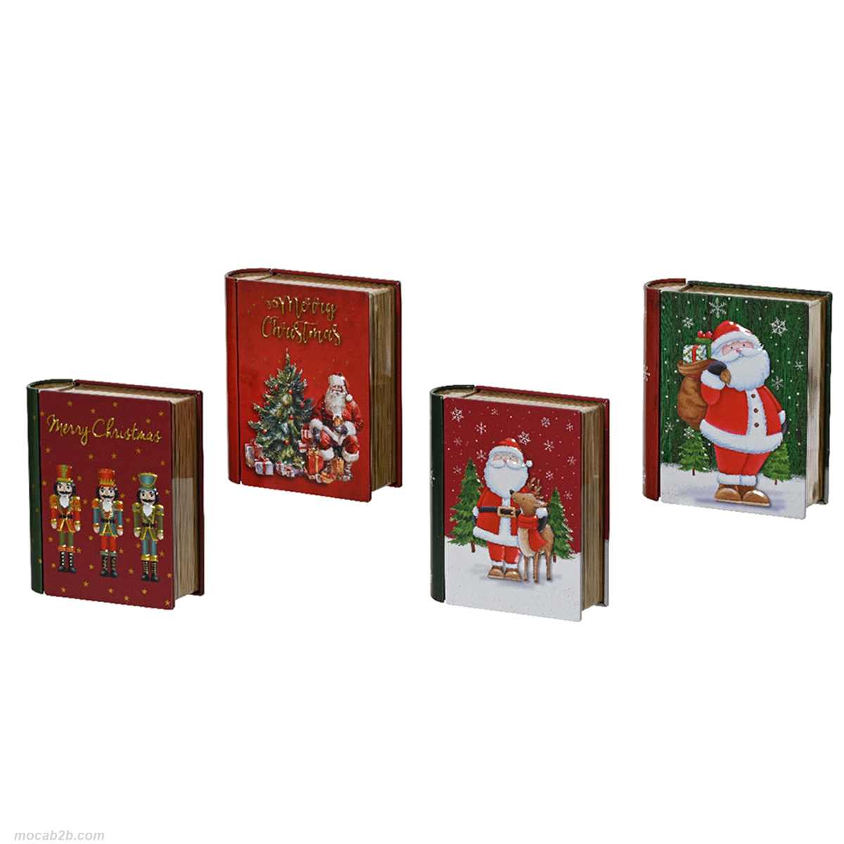 SCATOLA XMAS COLORATE ASSORTITE 11x10 h.3,80 