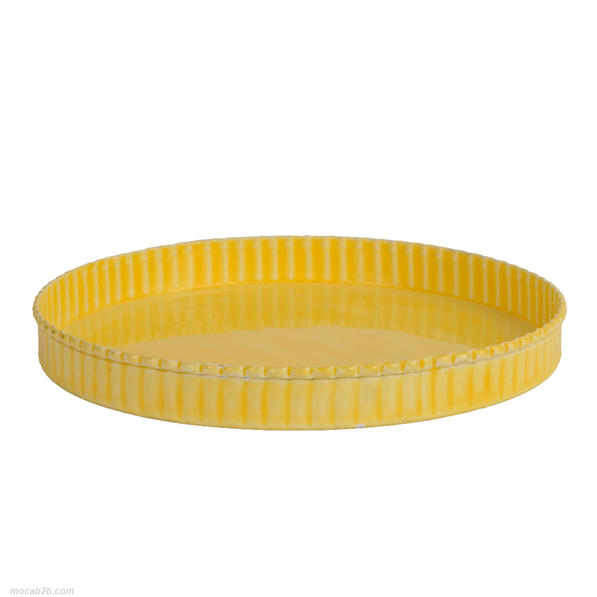 PIATTO GIALLO METALLO @60 h.2 