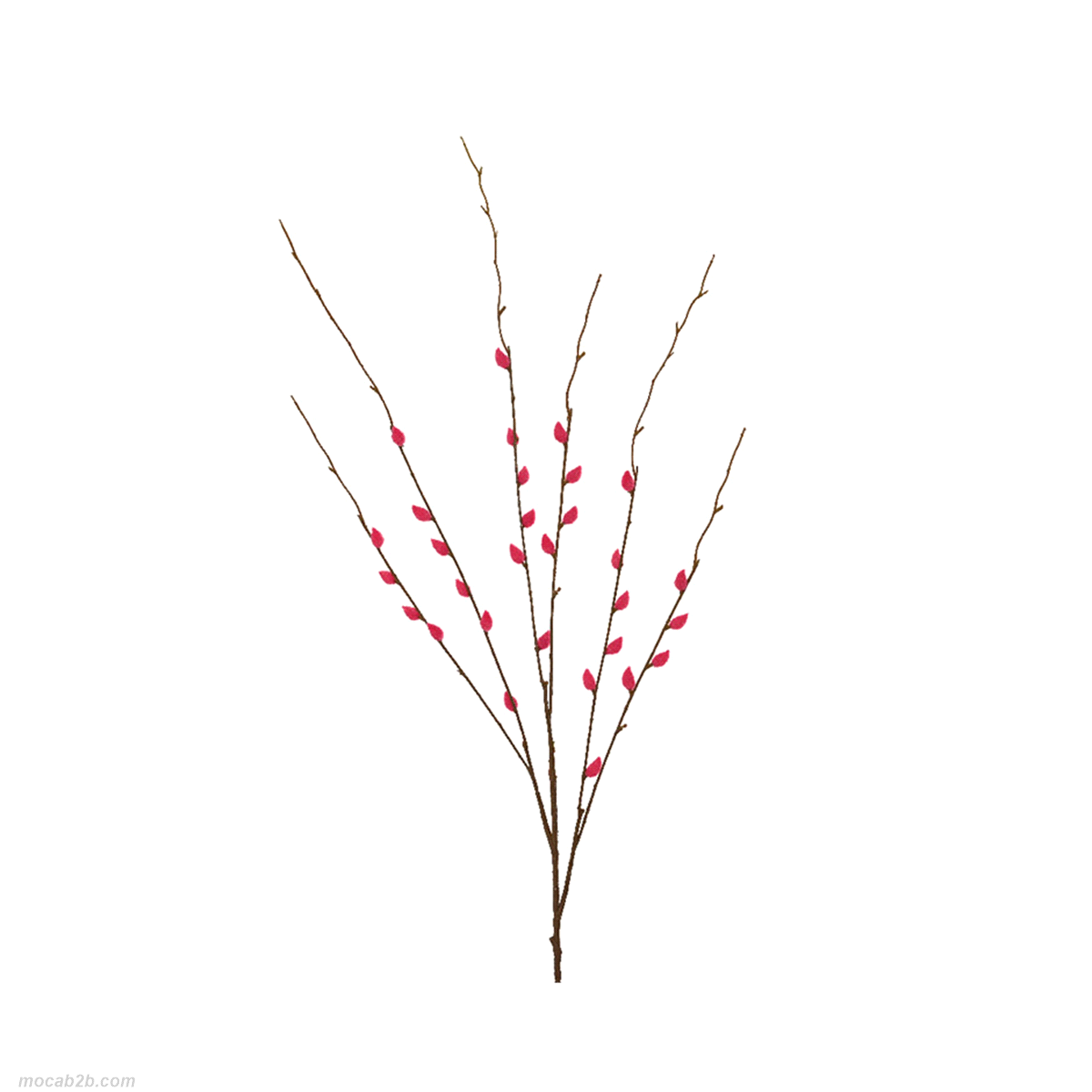 Ramo decorativo rosa scuro.Misure: 10x2xh.96cm. 