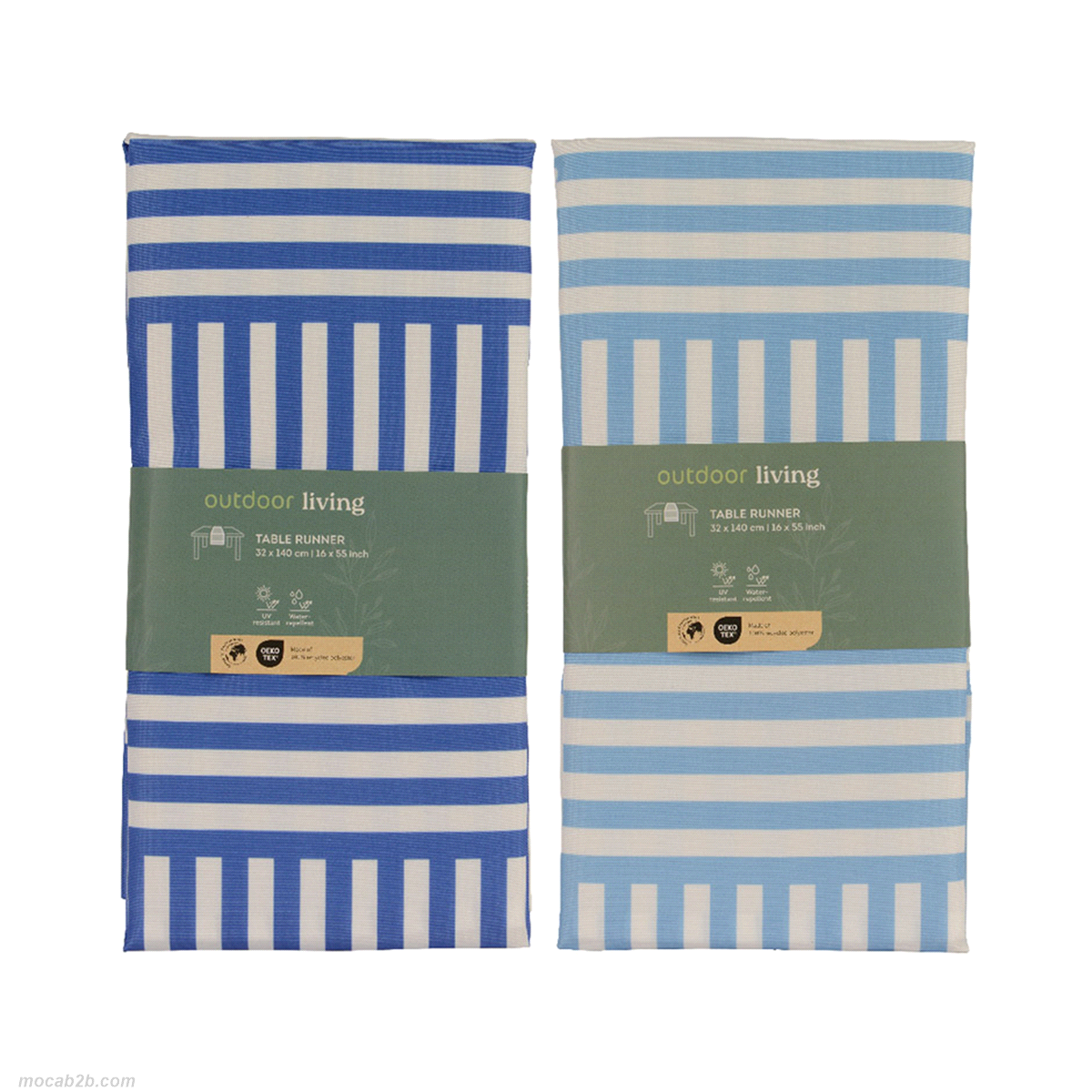RUNNER 2 COLORI ASSORTITI IN POLYESTERE x 140cm 