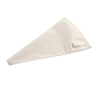 Sacchetti da pasticcere riutilizzabili (sac à poche), realizzati in tessuto sintetico impermeabile. Rifinito con cuciture resistenti, punta rinforzata e gancio per appenderlo. 