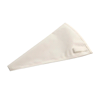 Sacchetti da pasticcere riutilizzabili (sac à poche), realizzati in tessuto sintetico impermeabile. Rifinito con cuciture resistenti, punta rinforzata e gancio per appenderlo. 