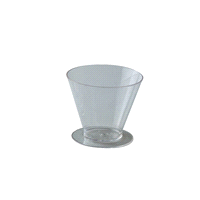 Descrizione articolo in fatturazione: COPPETTA TRASPARENTE 150ml x100pz  ... 