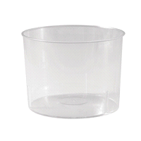 COPPA BUCKET TRASP 210ml d7,8cm100pz 